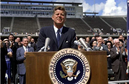 Kennedy spoke at Rice University
