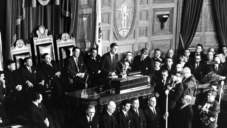 ohn F. Kennedy Delivered to a Joint Convention of the General Court of the Commonwealth of Massachusetts, The State House, Boston, 1961.