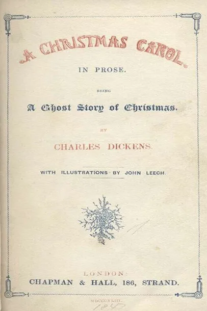 A Christmas Carol book cover