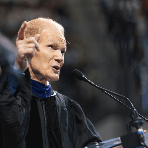 Bill Nelson at UF Commencement