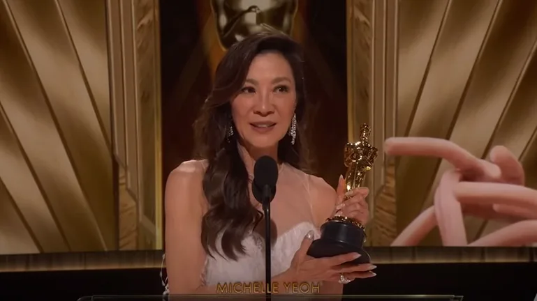 Michelle Yeoh Wins Best Actress for 'Everything Everywhere All at Once'- 95th Oscars