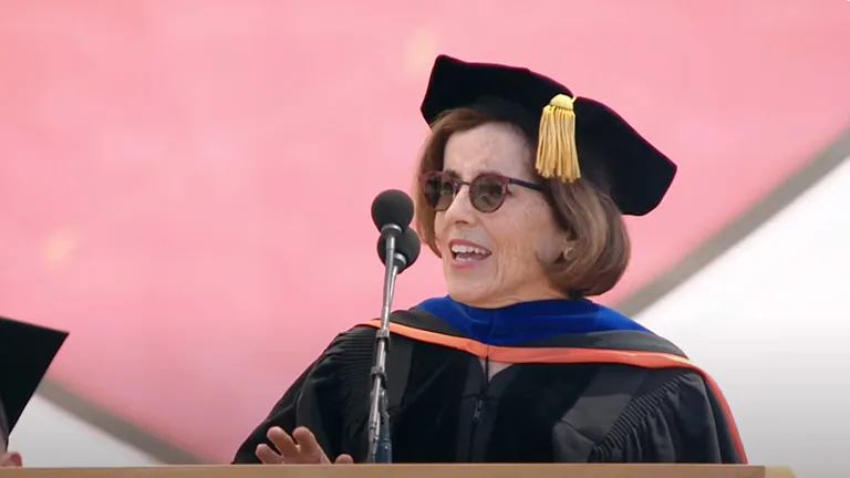 France Córdova at Stanford Class of 2020 Commencement