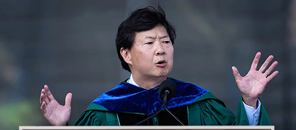 Ken Jeong at Tulane Commencement 2022