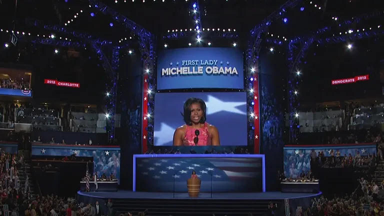Michelle Obama Speaks at 2012 Democratic National Convention.
